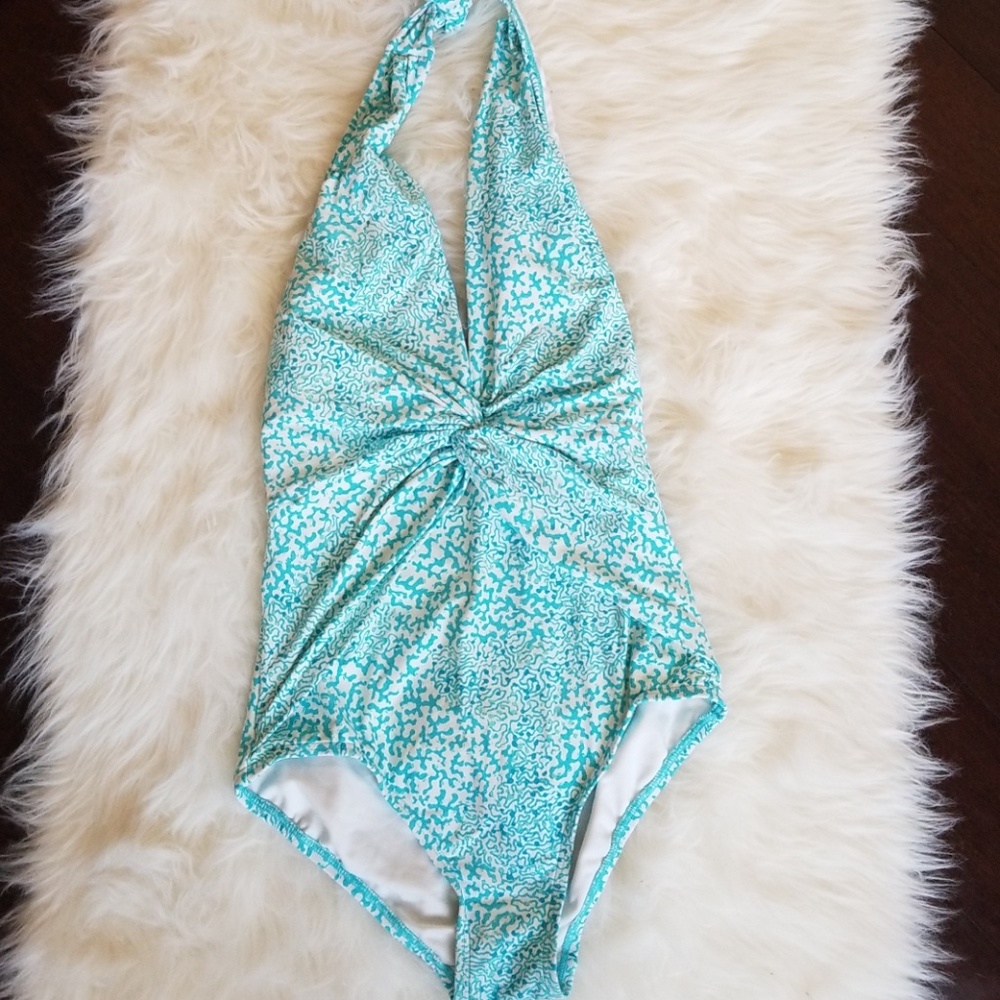 Michael Kors one piece turquiose